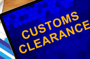 apparel imports customs clearance sign