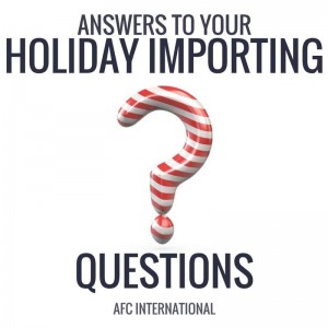 Holiday importing guide feature 