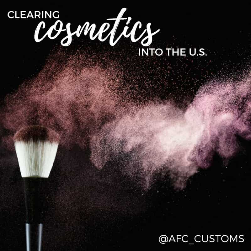 Clearing Cosmetics into the U.S.