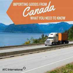importing goods from Canada